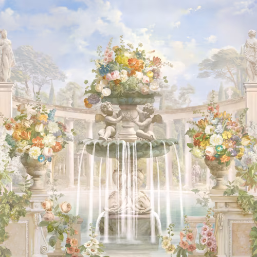 Панно Affresco Wallpaper Part 1 Fountain of Fortune AF737-COL1 2,4x2,55 м