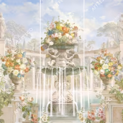 Панно Affresco Wallpaper Part 1 Fountain of Fortune AF737-COL1 2,4x2,55 м