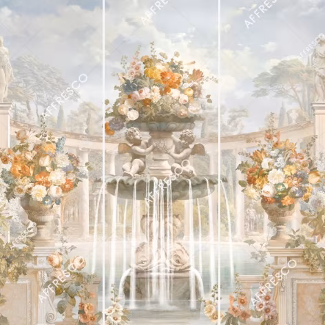 Панно Affresco Wallpaper Part 1 Fountain of Fortune AF737-COL3 2,4x2,55 м