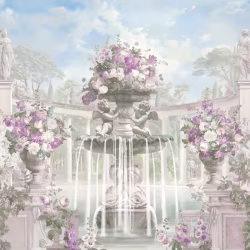 Панно Affresco Wallpaper Part 1 Fountain of Fortune AF737-COL4 2,4x2,55 м