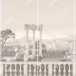 Панно Affresco Wallpaper Part 1 Antique Landscape AF740-COL3 2,4x4,6 м