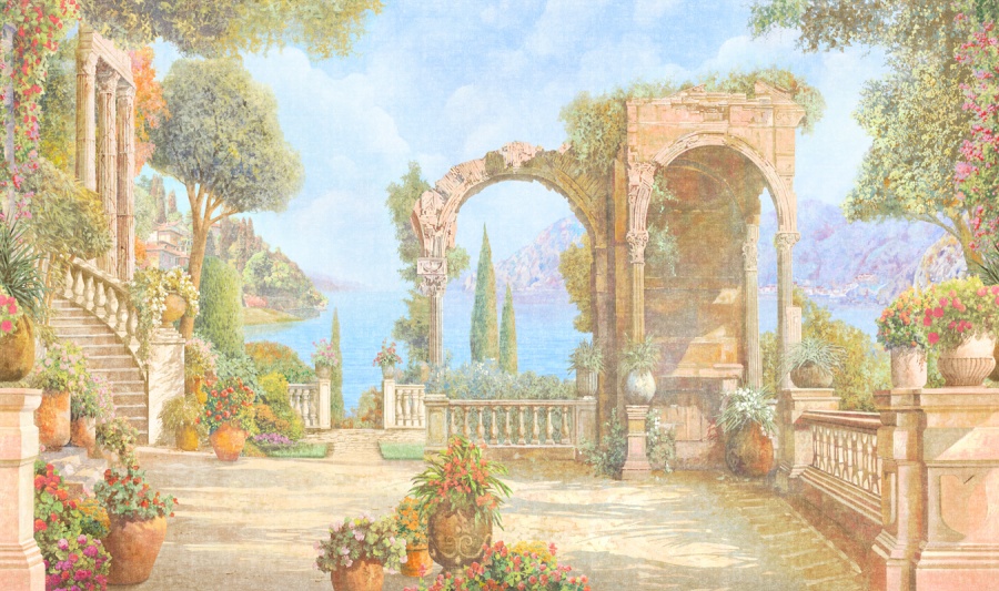 Панно Affresco Wallpaper Part 1 Renaissance AF739-COL3 2,4x4 м Панно Affresco Wallpaper Part 1 Renaissance AF739-COL3 2,4x4 м