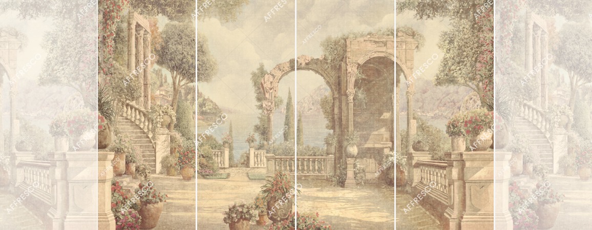 Панно Affresco Wallpaper Part 1 Renaissance AF739-COL4 2,4x4 м