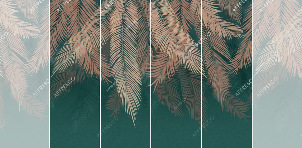 Панно Affresco Wallpaper Part 1 Palm AB477-COL5 2x2,68 м