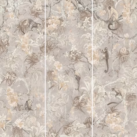 Панно Affresco Wallpaper Part 1 Monkeys AF959-COL3 2x2,01 м