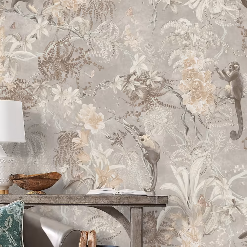 Панно Affresco Wallpaper Part 1 Monkeys AF959-COL3 2x2,01 м