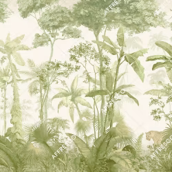 Панно Affresco Wallpaper Part 1 French Garden AF953-COL1 2x4,02 м