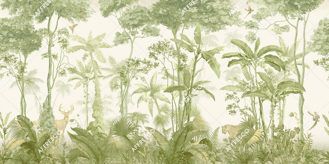 Панно Affresco Wallpaper Part 1 French Garden AF953-COL1 2x4,02 м