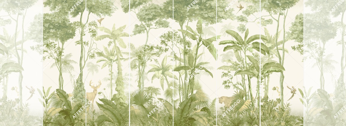 Панно Affresco Wallpaper Part 1 French Garden AF953-COL1 2x4,02 м