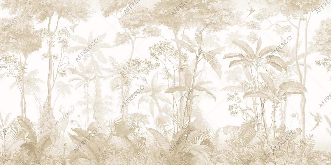 Панно Affresco Wallpaper Part 1 French Garden AF953-COL2 2x4,02 м