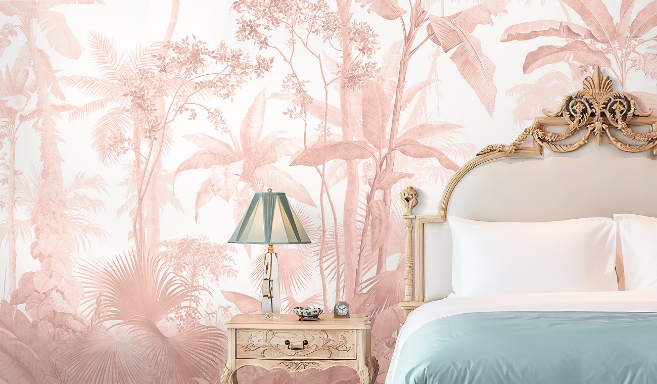 Панно Affresco Wallpaper Part 1 French Garden AF953-COL5 2x4,02 м фото в интерьере