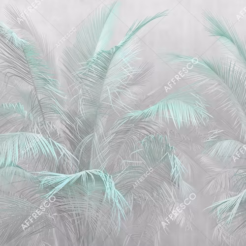 Панно Affresco Wallpaper Part 1 Tropical Branches AF950-COL1 2x2,68 м