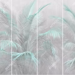 Панно Affresco Wallpaper Part 1 Tropical Branches AF950-COL1 2x2,68 м