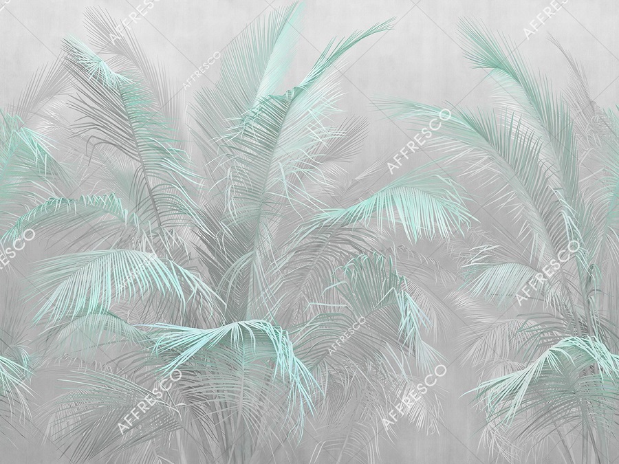 Панно Affresco Wallpaper Part 1 Tropical Branches AF950-COL1 2x2,68 м