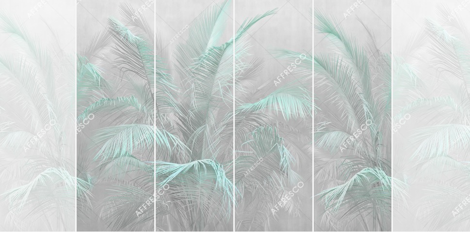 Панно Affresco Wallpaper Part 1 Tropical Branches AF950-COL1 2x2,68 м