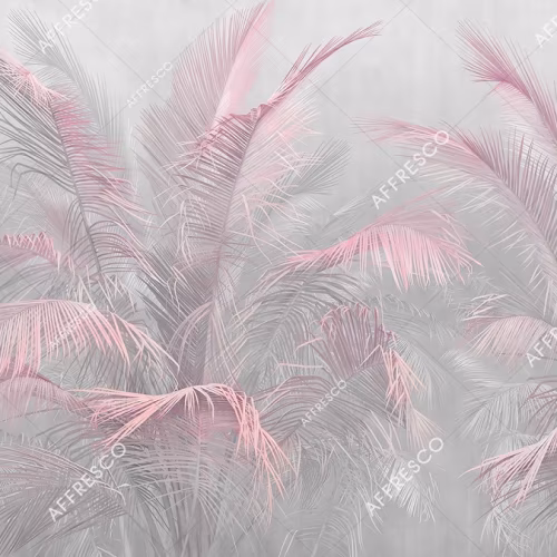 Панно Affresco Wallpaper Part 1 Tropical Branches AF950-COL3 2x2,68 м