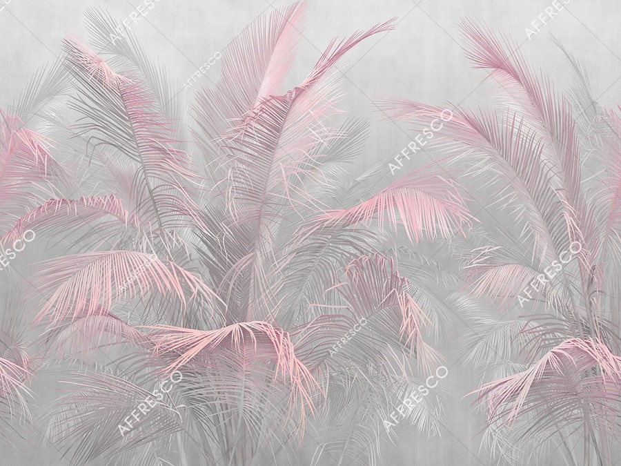 Панно Affresco Wallpaper Part 1 Tropical Branches AF950-COL3 2x2,68 м