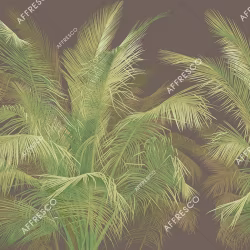 Панно Affresco Wallpaper Part 1 Tropical Branches AF950-COL4 2x2,68 м