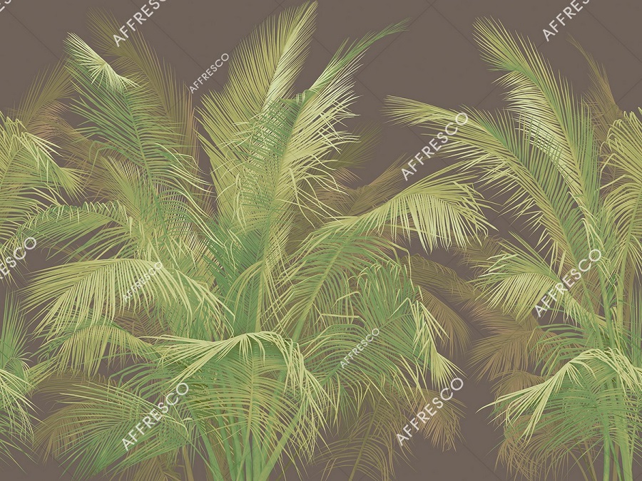 Панно Affresco Wallpaper Part 1 Tropical Branches AF950-COL4 2x2,68 м