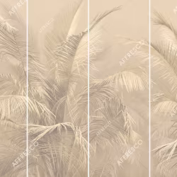 Панно Affresco Wallpaper Part 1 Tropical Branches AF950-COL5 2x2,68 м