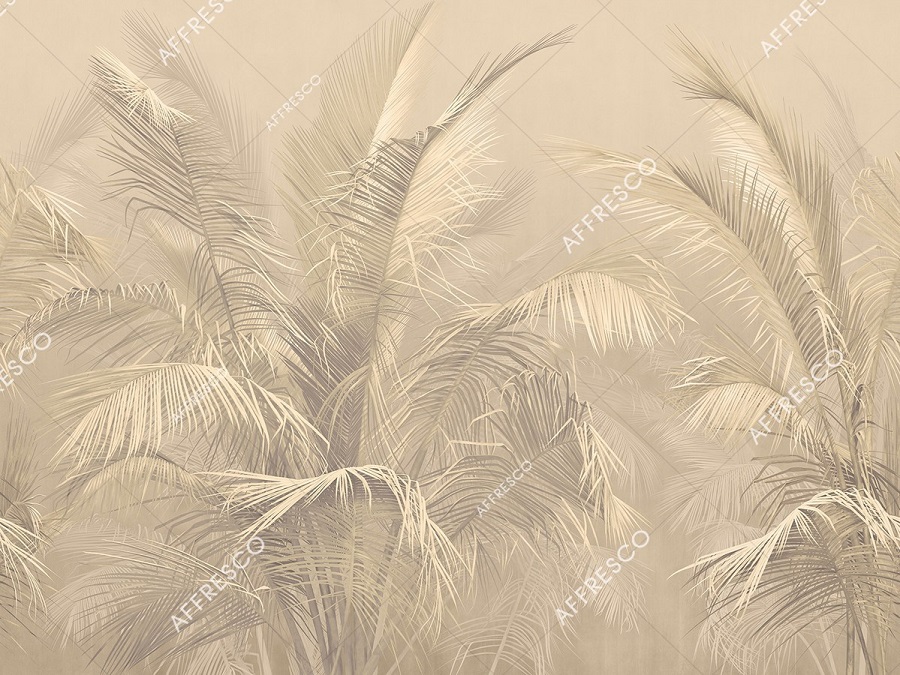 Панно Affresco Wallpaper Part 1 Tropical Branches AF950-COL5 2x2,68 м