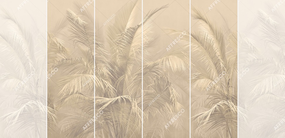 Панно Affresco Wallpaper Part 1 Tropical Branches AF950-COL5 2x2,68 м