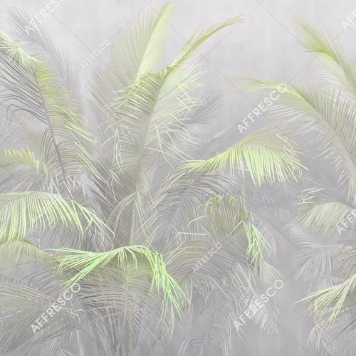 Панно Affresco Wallpaper Part 1 Tropical Branches AF950-COL6 2x2,68 м