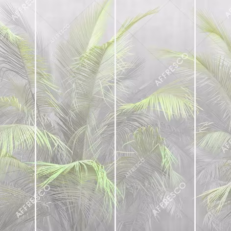 Панно Affresco Wallpaper Part 1 Tropical Branches AF950-COL6 2x2,68 м