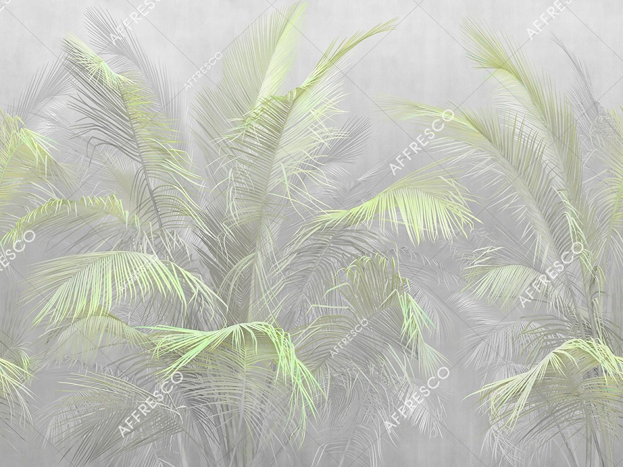 Панно Affresco Wallpaper Part 1 Tropical Branches AF950-COL6 2x2,68 м