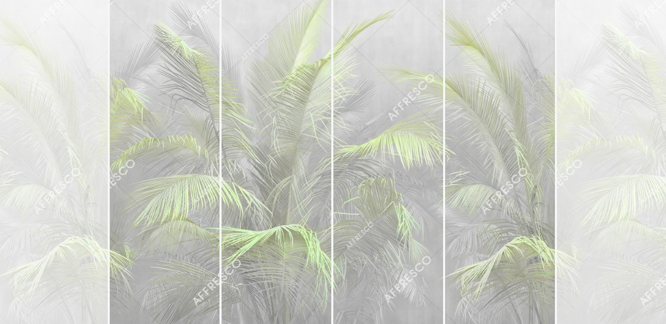 Панно Affresco Wallpaper Part 1 Tropical Branches AF950-COL6 2x2,68 м