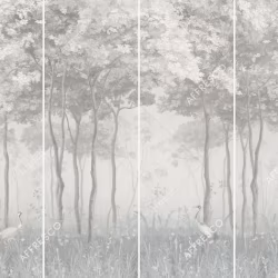 Панно Affresco Wallpaper Part 1 Forest Glade AF951-COL1 2x2,68 м