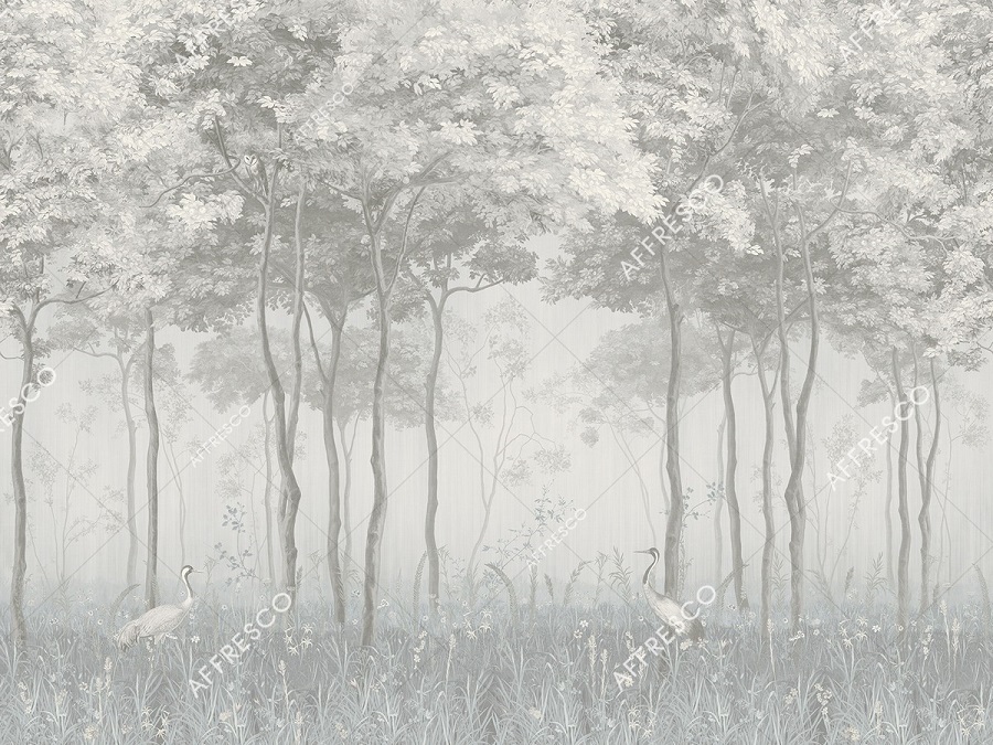 Панно Affresco Wallpaper Part 1 Forest Glade AF951-COL1 2x2,68 м
