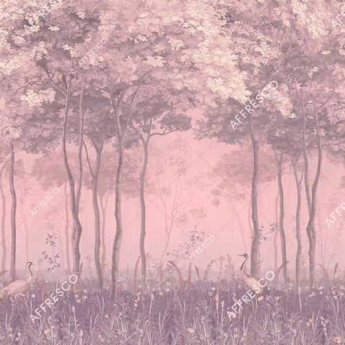 Панно Affresco Wallpaper Part 1 Forest Glade AF951-COL2 2x2,68 м