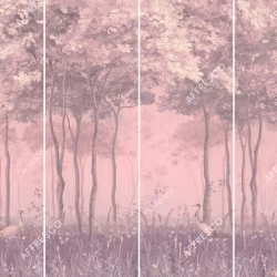 Панно Affresco Wallpaper Part 1 Forest Glade AF951-COL2 2x2,68 м