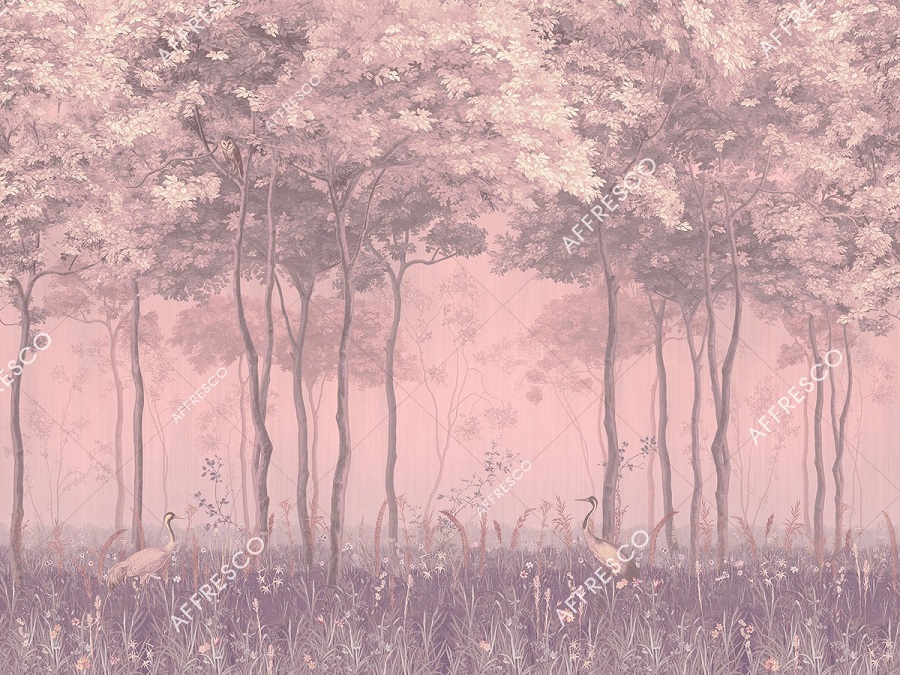 Панно Affresco Wallpaper Part 1 Forest Glade AF951-COL2 2x2,68 м