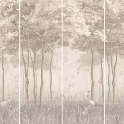 Панно Affresco Wallpaper Part 1 Forest Glade AF951-COL3 2x2,68 м