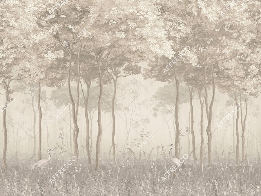 Панно Affresco Wallpaper Part 1 Forest Glade AF951-COL3 2x2,68 м