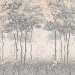 Панно Affresco Wallpaper Part 1 Forest Glade AF951-COL6 2x2,68 м