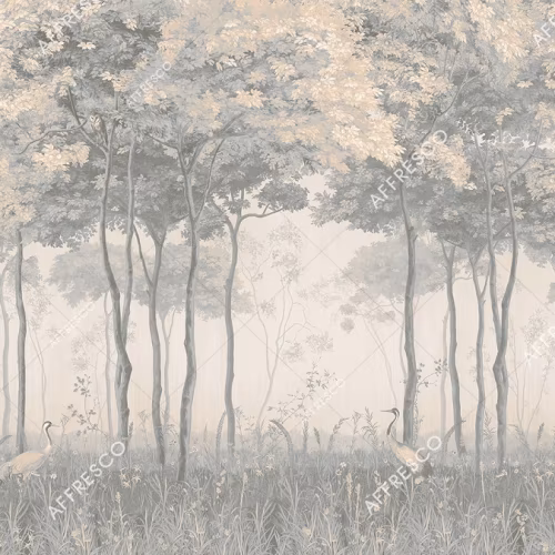 Панно Affresco Wallpaper Part 1 Forest Glade AF951-COL6 2x2,68 м