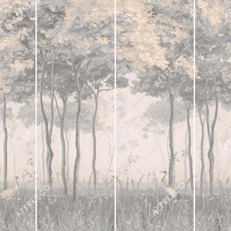 Панно Affresco Wallpaper Part 1 Forest Glade AF951-COL6 2x2,68 м