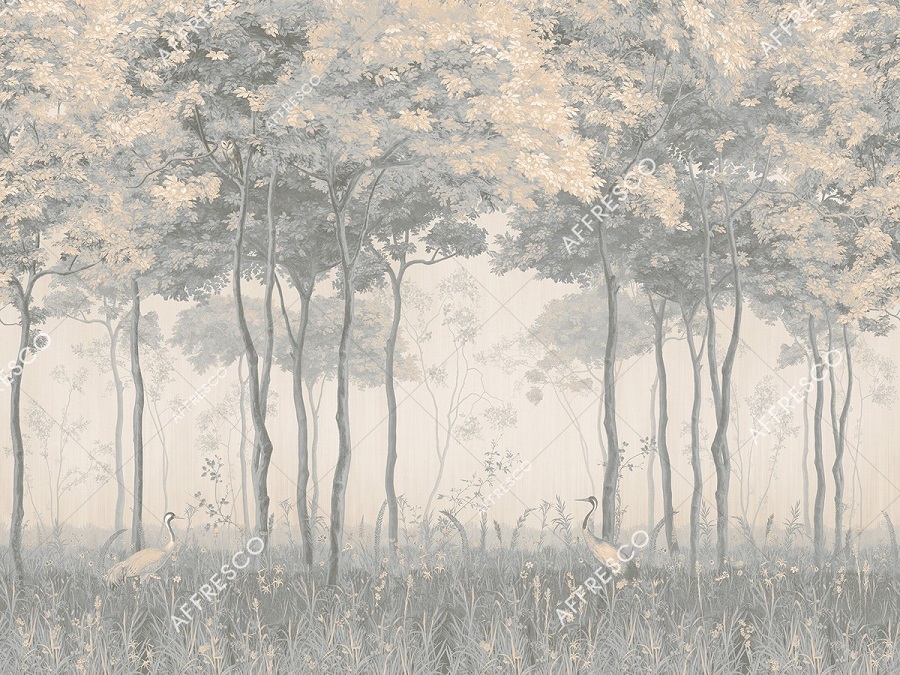 Панно Affresco Wallpaper Part 1 Forest Glade AF951-COL6 2x2,68 м