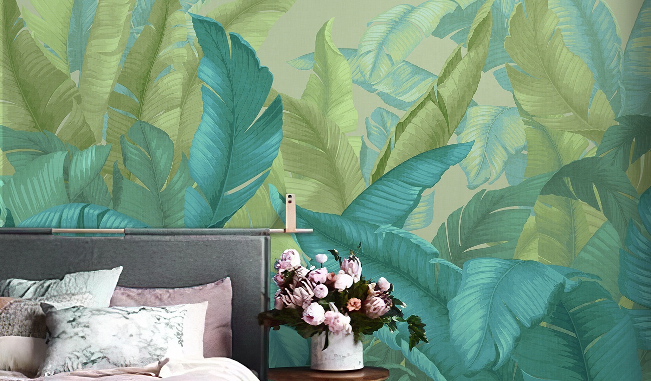 Панно Affresco Wallpaper Part 1 Tropical Scenery AF956-COL6 2x2,01 м фото в интерьере