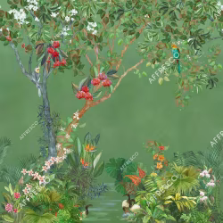 Панно Affresco Wallpaper Part 1 Summer Day AF957-COL1 2x2,01 м