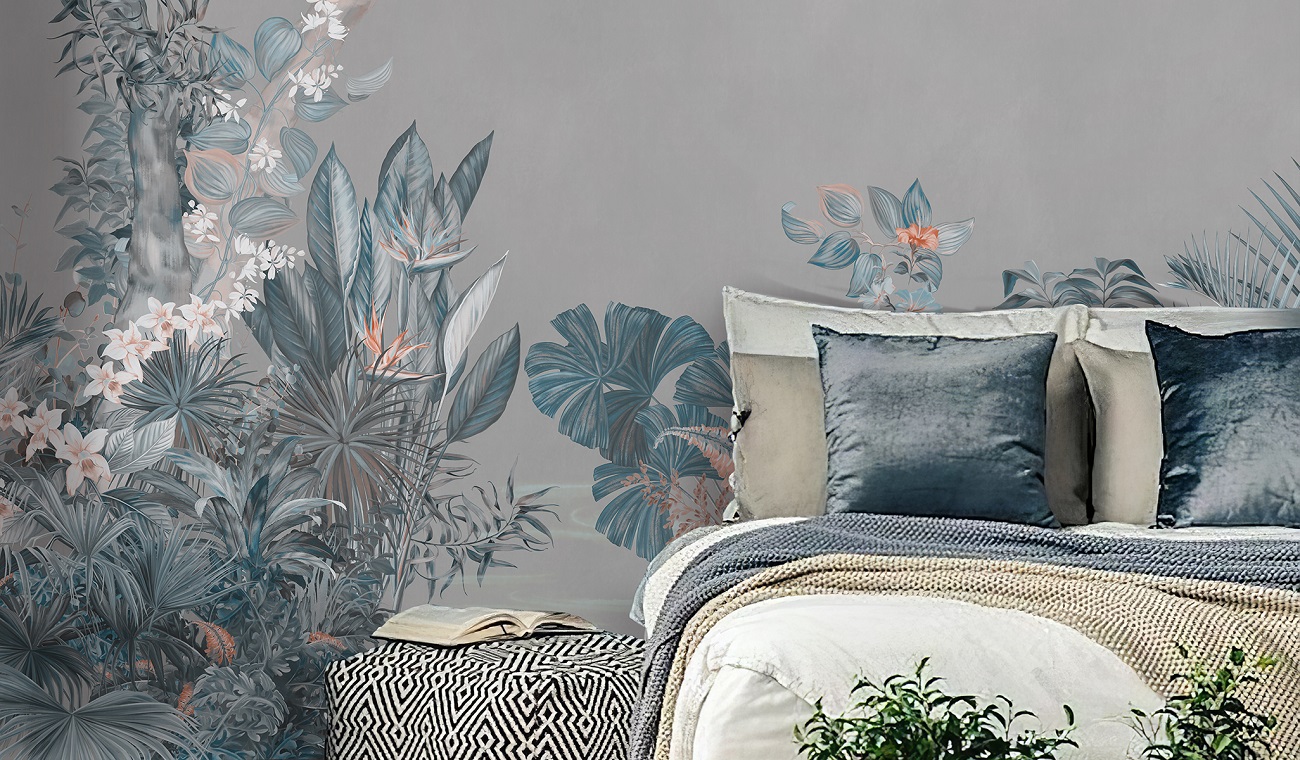 Панно Affresco Wallpaper Part 1 Summer Day AF957-COL4 2x2,01 м фото в интерьере