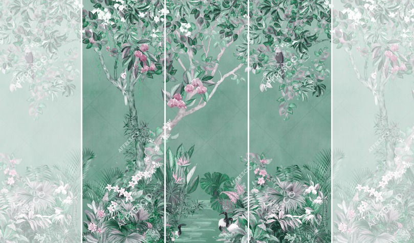 Панно Affresco Wallpaper Part 1 Summer Day AF957-COL5 2x2,01 м