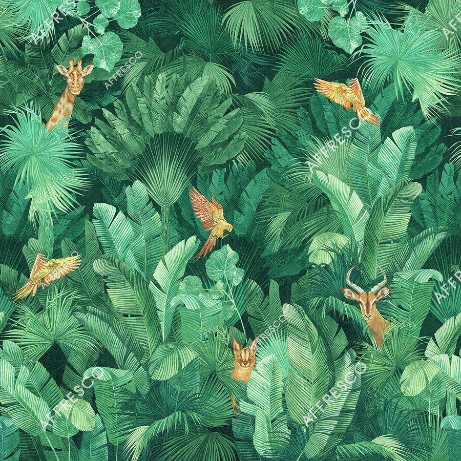 Панно Affresco Wallpaper Part 1 Giraffe AF961-COL5 2x2,01 м