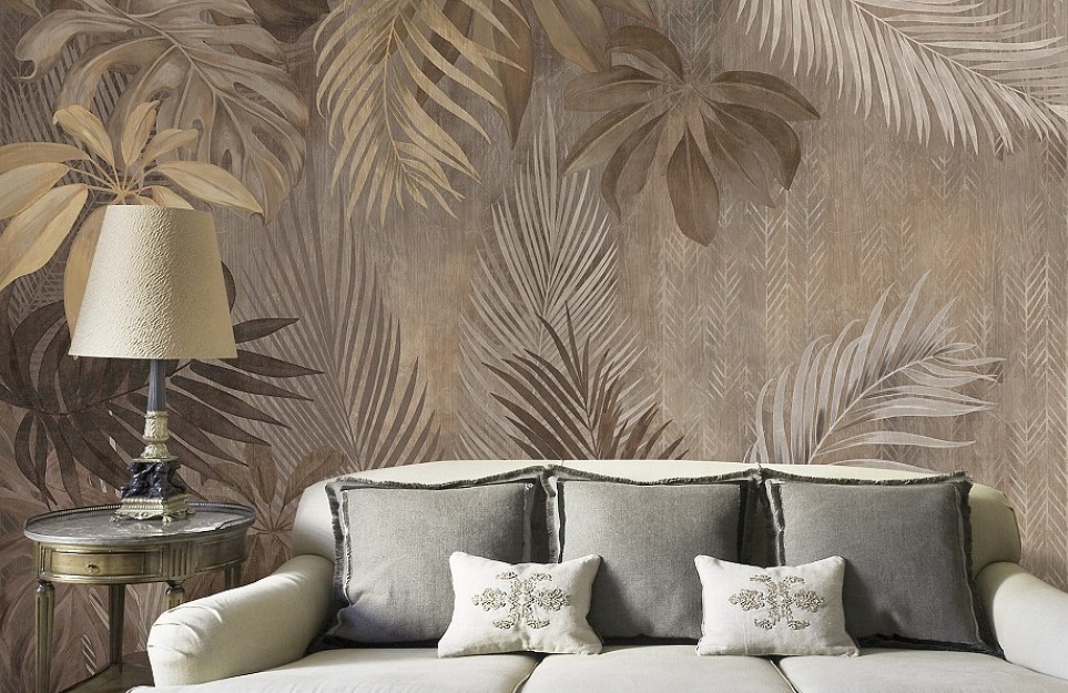 Панно Affresco Wallpaper Part 1 Loft AB142-COL1 2x3,35 м фото в интерьере