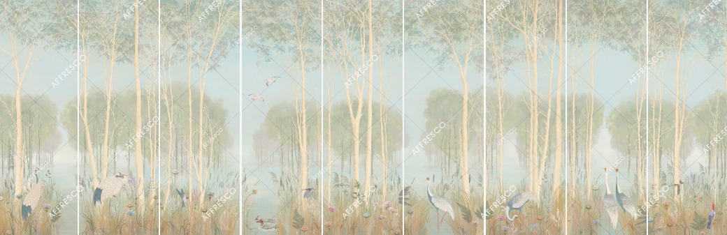 Панно Affresco Wallpaper Part 1 Vesna AB135-COL1 2x6,03 м