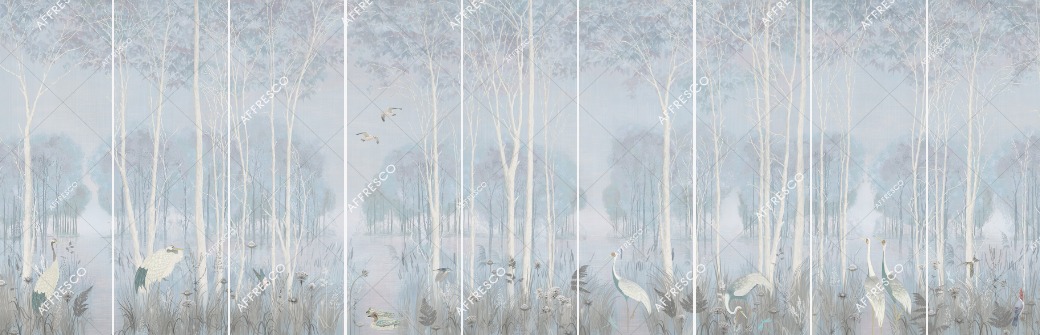 Панно Affresco Wallpaper Part 1 Vesna AB135-COL4 2x6,03 м