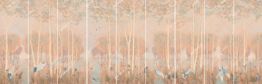 Панно Affresco Wallpaper Part 1 Vesna AB135-COL5 2x6,03 м